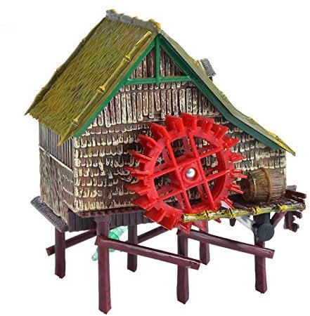 Saim Windmill Live Action Aquarium Ornaments by Saim