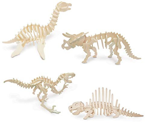Quay Dinosaurier Set 3 - Holzbausatz FSC