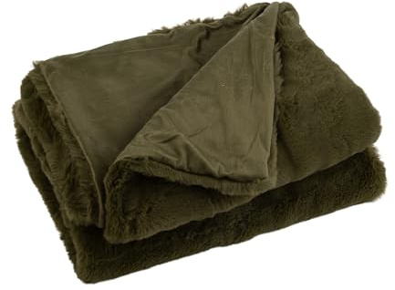 J-Line Plaid Cutie - Fleece-Decke - Polyester - 180x130 cm - Grün