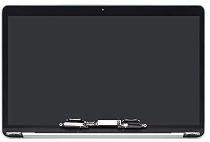 FTDLCD® 13.3 Zoll LED LCD Screen Komplett Display Bildschirm für MacBook Pro 13 Retina A1708 EMC 2978 3164 (Silver)