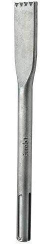 Eurobit 0608 Toothed Chisel with SDS Max Attachment, for Mortar Elimination and Grout Reform, 32 x 300 mm