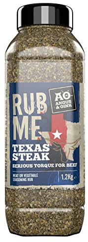 Angus & Oink Rub Me Texas Steak BBQ Seasoning - (POD)