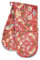 Strawberry Thief Red Design Quilted Double Oven Glove 100% William Morris Gallery