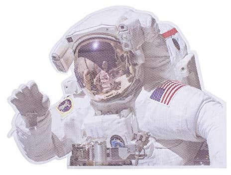 Thumbs Up Ride With NASA Astronaut - Fenstersticker Astronaut Auto Fensteraufkleber
