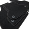 teileplus24 NL-213 Fußmatten kompatibel mit Seat Ibiza 4 6J 6P 2008-05/2017 Premium Automatten 4-teilig Nubuk, Bandeinfassung:Schwarz
