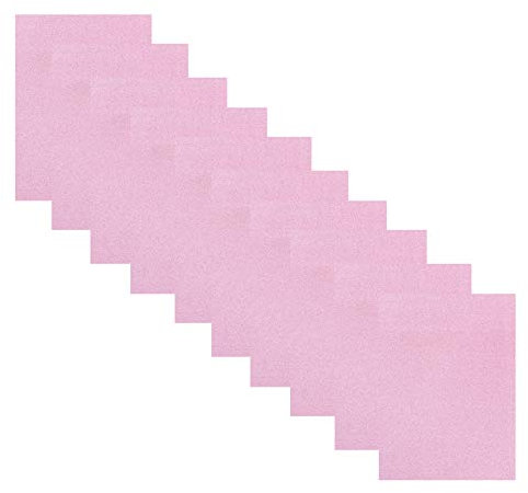 Sowaka Glitzer-Karton, A4, einseitiges Papier für Scrapbooking, DIY, Kunst, Handwerk, Geburtstag, Party, Weihnachten, Mottopartys, Dekoration, Babyparty, Cupcake-Topper (Roségold), 10 Stück