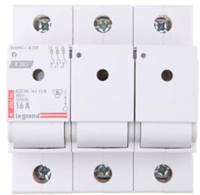 Sicherungsschalter 3P 16A D01 R303 606704 legrand 3245066067049