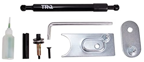 TRQ Heckklappendämpfer links, schwarz, Fahrerseite, kompatibel mit Dodge Ram 1500 2010 Ram 2500 Ram 3500 2011-2018 Ram 1500 2019-2021 1500 Classic 2011-2021 2500 3500 00