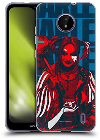 Head Case Designs Officially Licensed Birds of Prey DC Comics Hammer Harley Quinn Art Soft Gel Case Compatible With Nokia C10 / C20