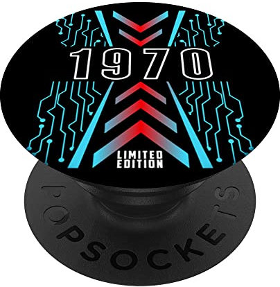 Birthday Year 1970 Limited Edition Gaming Gift Nerd Computer PopSockets Swappable PopGrip