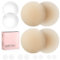 Tripetals Nippelpads Silikon Nipple Cover Nipple Pads Nippelabdeckung für Damen Creme - 2 Paar