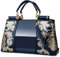 Nevenka Modische Damen-Handtaschen aus Lackleder-Blau