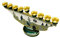 Baoblaze 9-Armiger Menorah-Kerzenhalter Kandelaber-Kerzenständer Hanukkah Dekorativer Kerzenständer für Standard-Chanukka-Kerzen, Jubiläum, Zuhause, Hotel