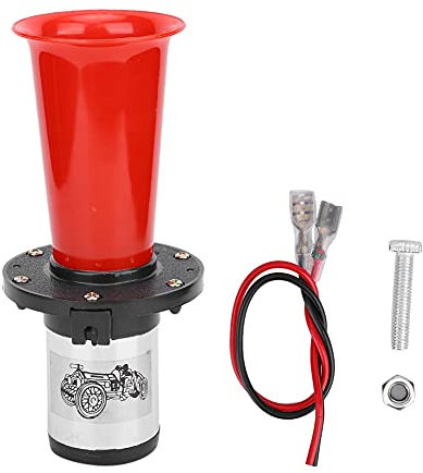 Klaxon Hupe Klaxon Vintage Klaxon Universal 12V 110DB Auto Motorrad Klaxon Antique Vintage Air Horn Modification Zubehör Klaxon Hupe Klaxon Hupe