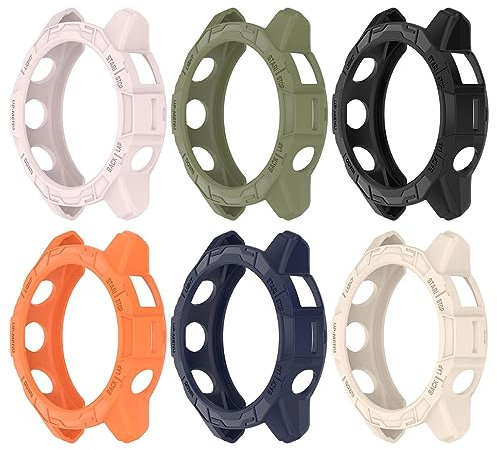Chofit Coques compatibles avec Garmin Epix Pro Gen 2 47 mm/Fenix 7 Pro/Fenix 7, coques de protection en TPU pour cadre de montre, accessoires (6 couleurs)