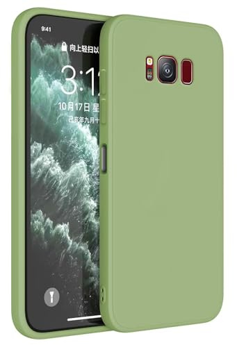 Topme Handyhülle Hülle Fur Samsung Galaxy S8 (5.8 Inches) Case Schutzhülle, Hautschutz Aus TPU Silikonhülle - Matcha-Grün