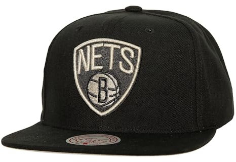 Mitchell & Ness Brooklyn Nets NBA Watch Me Shine Original Fit Snapback Cap Black - One-Size