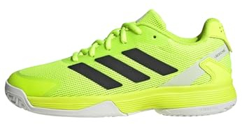 adidas Unisex Kinder Ubersonic Kids Tennis Shoes Tennisschuhe, Lucid Lemon/core Black/Zero met