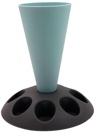 Piping Bag Stands Pastry Bag Holders Cake Nozzles Holder with 8 Slots Icing Tips Stand Piping Bag Rack Baking Tool Display Trays Icing Tips Rack Shelf Baking Accessories Cupcake Spout Tool Stand