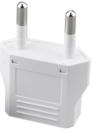 Krujecnt Convertitore per viaggi in Europa, adattatore da USA a UE - Adattatore multifunzionale da Stati a Europa,Caricatore da muro portatile, adattatore da viaggio in tutto mondo per viaggi di