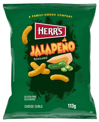 Herr's - Käseflips Jalapeño - 12 X 113 GR - Multipack