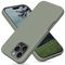 OitiYaa Liquid Silicone Case for iPhone 16 Pro Max Case,Full Body Protective Cover with 4 Layer Shockproof Structure, Soft Ultra Slim Phone Case with Anti-Scratch Microfiber Lining, 6.9, Copper Green