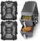 GWYXC Air Fryer Replacement Parts for Ninja SL400UK 9.5L SL300UK 7.6L Double Stack XL 2-Basket Air Fryer, 2 PCS Food Grade Accessories Grill Pan Plate Crisper Plate Rack Tray with Rubber Bumpers