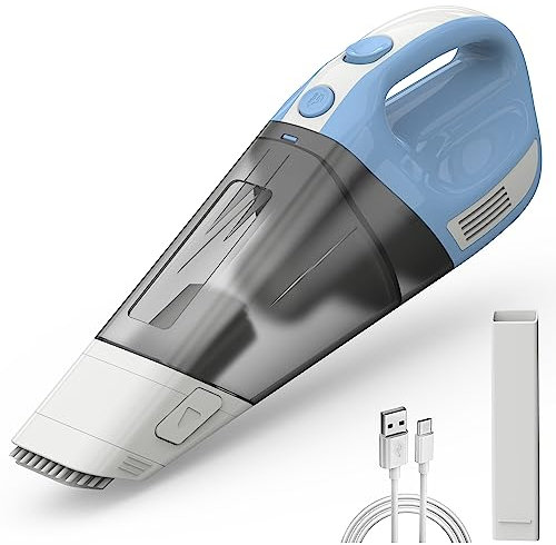 Enocos Cordless Handheld Vacuum Cleaner - 12000Pa Strong Suction, 7800mAh Rechargeable, Wet/Dry for Car & Home, HEPA Filter, Lightweight & Portable