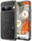 Anfire Handyhülle für Google Pixel 8 Pro Hülle Glitzer,Bling Glitter TPU Silikon Slim Case für Mädchen,Kameraschutz Stoßfest Transparent Schutzhülle für Google Pixel 8 Pro Case,Durchsichtig