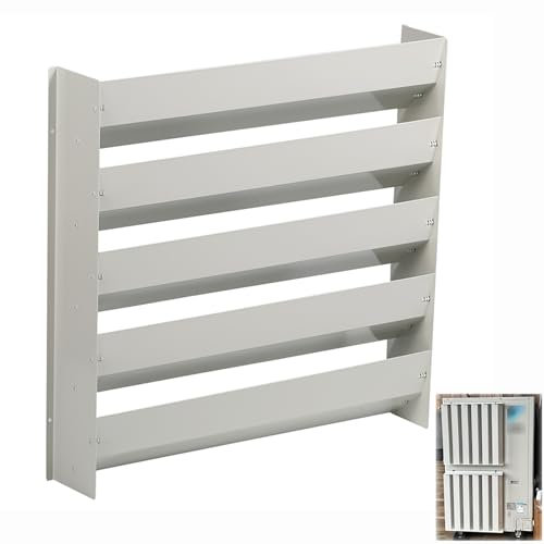 XRRJFYH Deflector de Aire Acondicionado para Unidad Exterior, Deflector de Flujo de Unidad Exterior de Aire Acondicionado, Parabrisas Antiviento Directo(45cm/18in)