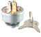 Pizgear Interruttore di accensione for trattorino tagliaerba con 2 chiavi - Compatibile con 44745, AM102551, 725-0267, Roper 365402, Stiga 1134-1814-01 e altri Interruttore a chiave per tosaerba da gi