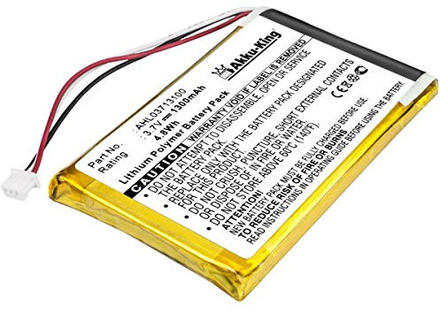 Akku-King Akku kompatibel mit Tomtom AHL03713100 - Li-Polymer 1300mAh - für Tomtom Go 920, Go 920T, Go XL330, Go XL330S