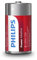 Philips Pilas C - LR14 - Pack de 2 Pilas - Tecnología de Cloruro de Zinc - 3 Años de Vida Útil - 1,5 V