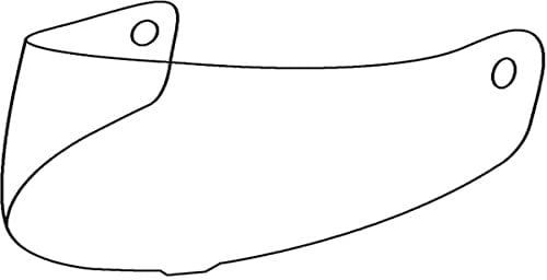 Nolan Visiere N85/86 Helm - Pinlock-Vorbereitet, Tönung klar Kratzfest