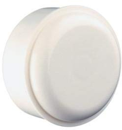 Electro DH Anschlussdose, rund, wasserdicht, weiß, Edelstahl Metall, IP20, IK03, Ø 63 mm