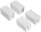 jarolift Tappi di Ricambio per Zanzariera Schiebfix Easyslide, in Plastica, Montaggio Semplice, Set da 4, Bianco