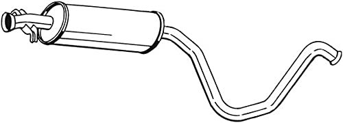 Bosal 281-831 - Mittelschalldämpfer