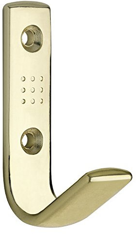 SIRO 1607/ZN5 Mantelhaken Gamma Breite 18 mm, Höhe 69 mm, ZN vermessingt poliert