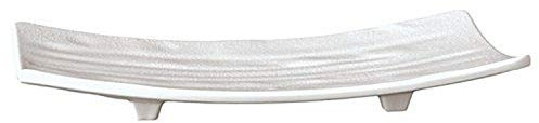 APS 44451-22 Piatto Sushi, 22x12 cm, Melamina, colore Bianco