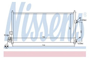 NISSENS 94889 KONDENSATOR KLIMAKÜHLER KLIMAKONDENSATOR ohne Trockner