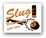 Aufkleber/Sticker Slug Pumpgun Munition Flinte Schrotflinte Geschoss 9x7cm A3478