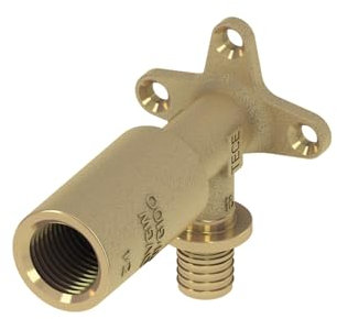 Tece - Wandscheibe Flex 708614 16xrp1/2 aus Bronze, lang, p.stueck