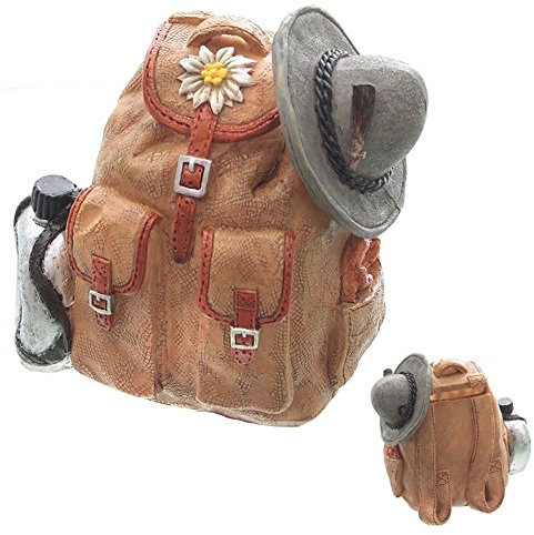 Spardose Rucksack oder Wanderschuhe - Sparbüchse - Wanderkasse - Sparkasse - Oktoberfest (Rucksack)