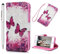 iPhone SE 2022 Case iPhone SE 2020 Case iPhone 7 Case iPhone 8 Cover Protective iPhone SE 3rd 5G Phone Case iVOYI 3D PU Leather Wallet Flip Stand Magnetic Card Holder & 1 Touch Pen, Pink Butterfly