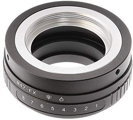 Neigungsadapter für M42-Objektiv auf Fuji FX X-Pro2 X-A5 X-E3 X-T20 X-T10