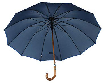Susino 3516N hochwertiger Stockschirm 12-teilig mit Automatik - sturmsicher ( 117 Durchmesser )/ Umbrella with fibergalss,windproof (Blau)