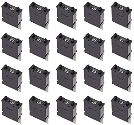 sourcing map 20Stk DIP-Schalter BCD-Code Daumenradschalter KM1 0-9 Digital Schwarz
