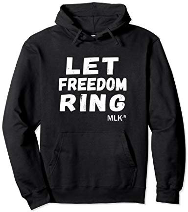 Schwarze Geschichte Let Freedom Ring Martin Luther King Jr Pullover Hoodie