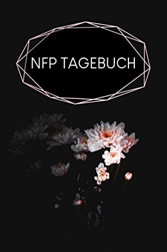 NFP Tagebuch: Für Verhütung und Familienplanung | Motiv: Schwarze Blume