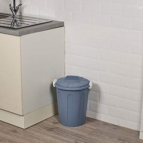 URBNLIVING 23 Or 40 Litters Disposal Rubbish Garbage Kitchen Bin Removable Lids (23 Liters, Blue)